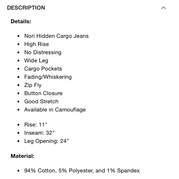 Nori Hidden Camouflage Wide Leg Pants - Picture 5 of 5